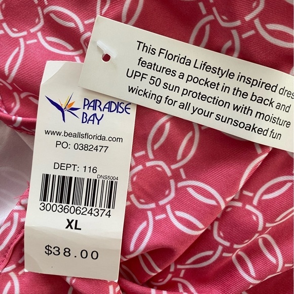 Paradise Bay NWT Women's Cover Up Dress Size XL - Picture 5 of 5
